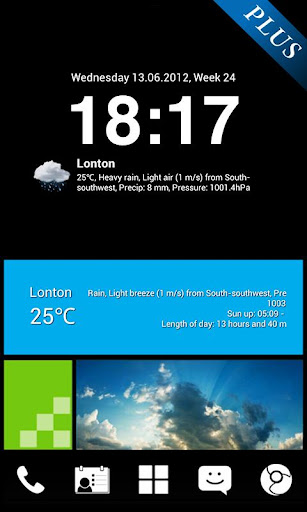 WP7 Plus GO LauncherEX Theme For Android  | Full Version | 1.6 MB