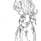 NIÑA PELO LARGO PATITO PM