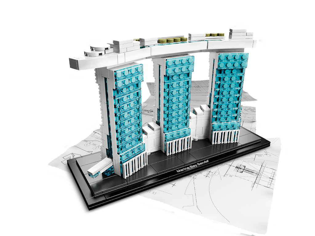 Bricker - Construction Toy by LEGO 21021 Marina Bay Sands