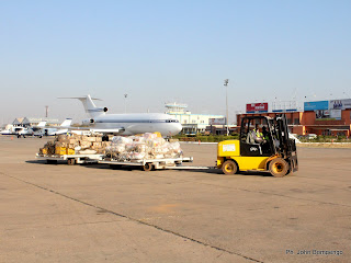 Une vue de l'aéroport de Luano ce 01/07/2011 à Lubumbashi. Radio Okapi/ Ph. John Bompengo