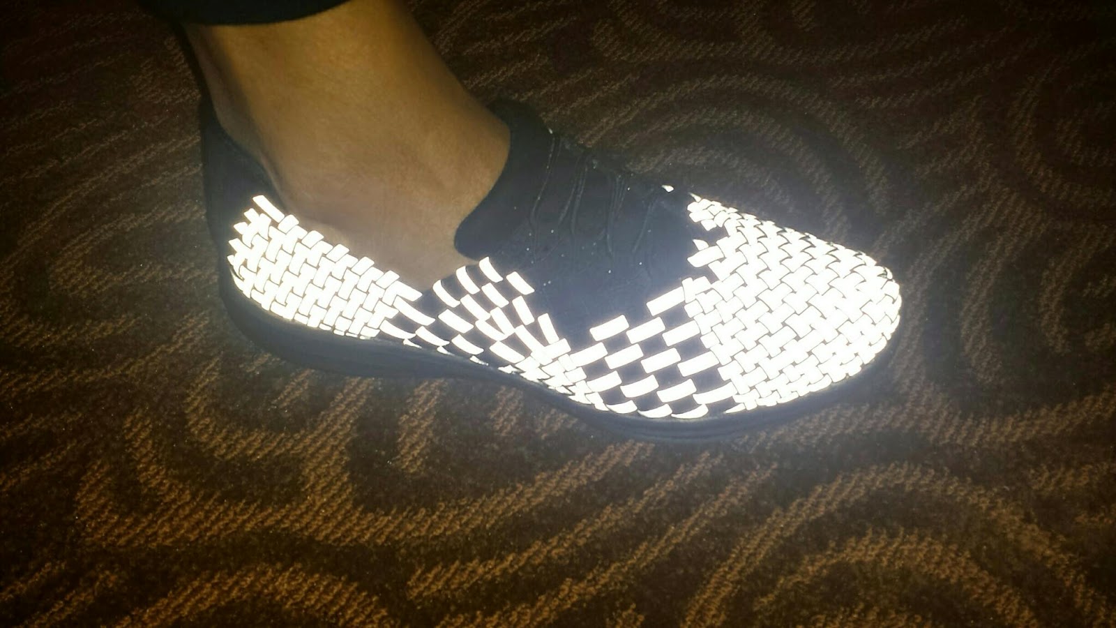 Shoe of the Day Bernie Mev Reflective Victoria Woven Sneaker
