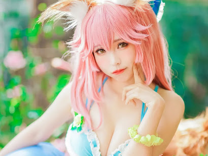 Coser@Ely_eee (ElyEE子) 玉藻前泳池