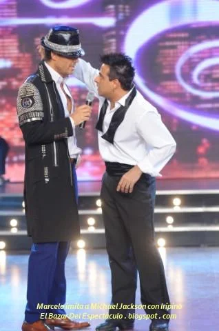 Marcelo imita a Michael Jackson con Iripino.JPG