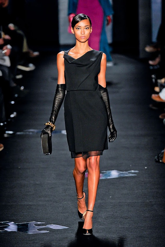 Diane von Furstenberg Fall 2012 litte black dress