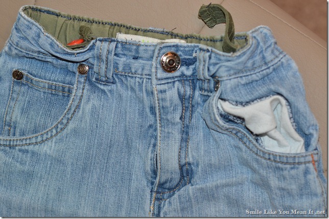 Smile Like You Mean it: Fixing Annoying Pockets on your Kid's jeans
