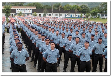 11012012 - Rio de Janeiro, Formatura da IV turma de soldados da PM realizado no CFAP.