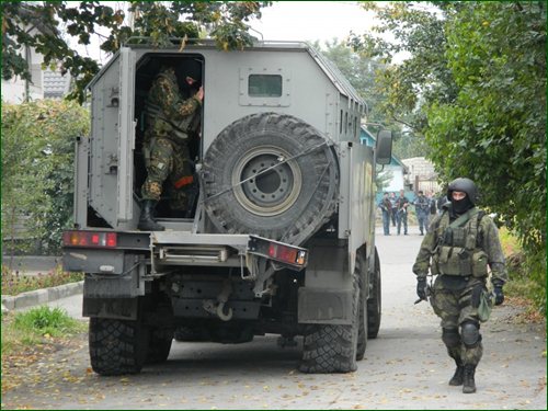 Фото с учений спецназа МВД и спецоперации в Кабардино-Балкарии