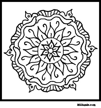 Mandala Coloring Pages on Sun Mandala Art Coloring Pages 3 Jpg Disenos De Mandalas