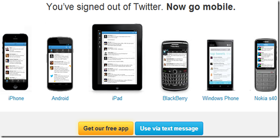 twitter dalam berbagai perangkat mobile