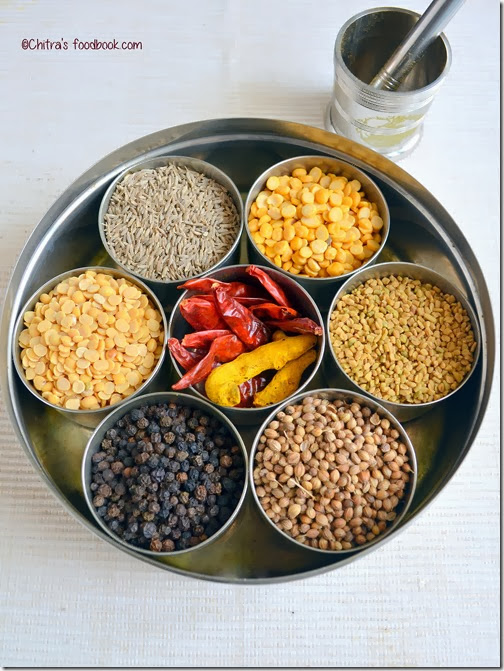 sambar powder ingredients sambar powder ingredients