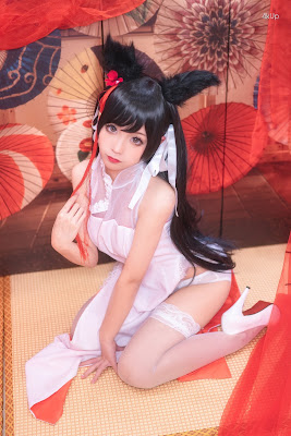 Coser@蠢沫沫 (chunmomo) Vol.008 爱宕习字