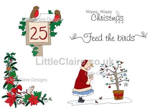 Little Claire - feed the birds