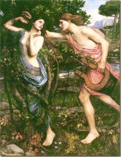 Apollon et Daphnée John William Waterhouse.