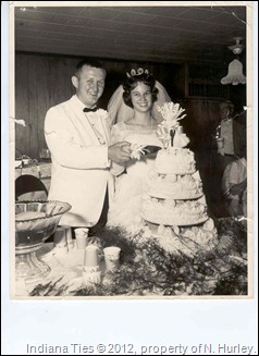 Wedding of Marilyn Niehaus and Jerry Schuster.
