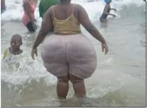 gorda en la playa gorda en la playa