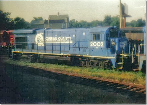 Conrail B23-7 #2002 in St. Paul, Minnesota in September 2002