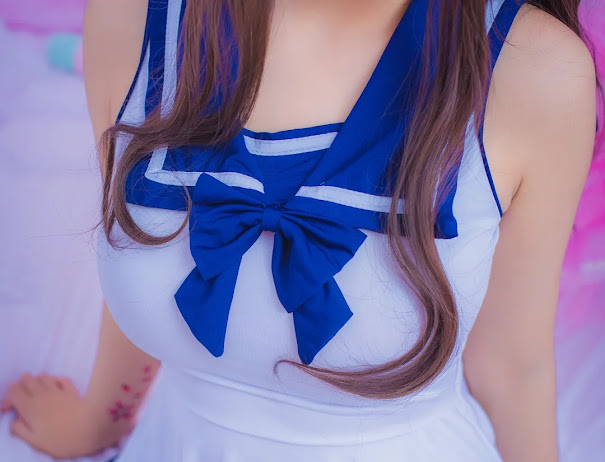 Coser@Mao Jiu Jiang Sakura (猫九酱Sakura) 连衣水手服