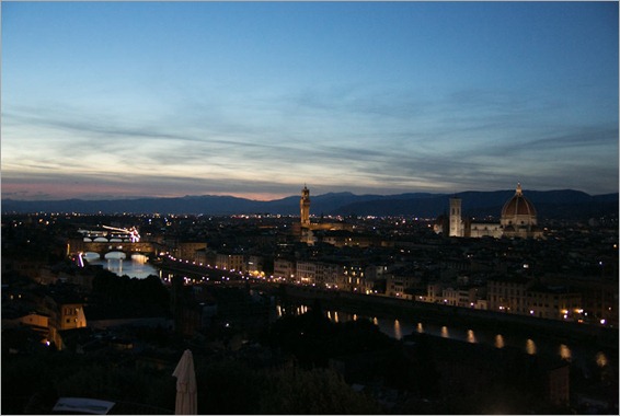 Florence Sunset before