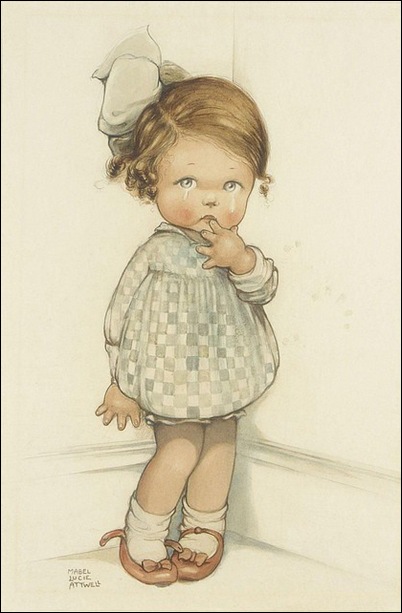 Mabel Lucie Attwell - crying Girl