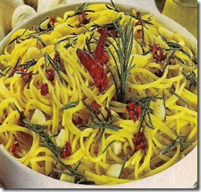 Spaghetti aglio, olio, rosmarino e peperoncino