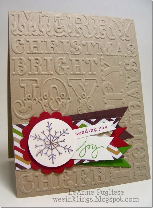 LeAnne Pugliese WeeInklings Endless Wishes Christmas Card