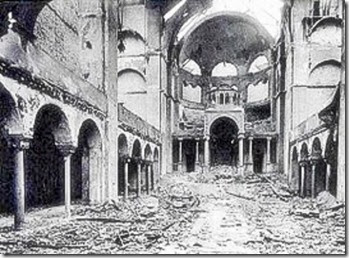 Kristallnacht 1938 - Fasanenstrasse Synagogue in Berlin