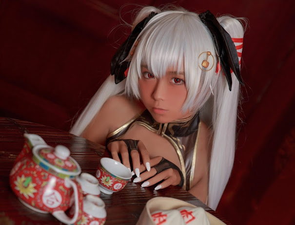 Coser@G44不会受伤 Vol.024 褐色旗袍娘