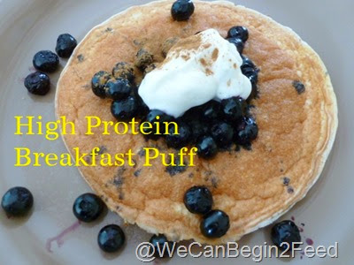 High Protein Breakfast Puff