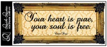 your heart is pure your soul is free350