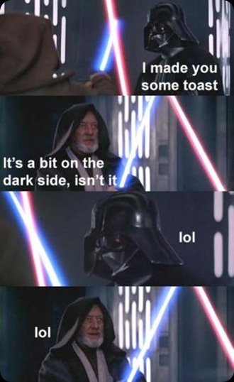 star wars toast lol