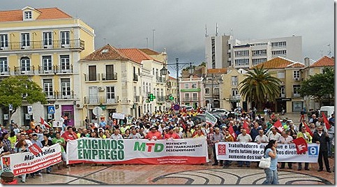 oclarinet. Marcha Contra o Desemprego 2. Out 2012