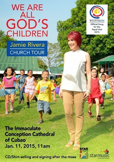 Jamie Rivera goes on a church tour on Jan 11 at the Immaculate Conception Cathedral of Cubao