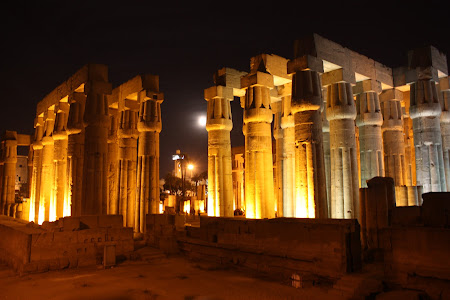 Luxor Temple by night 