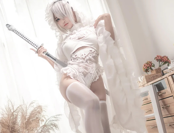 Coser@蠢沫沫 (chunmomo) Vol.098 尼尔纪元 白花嫁