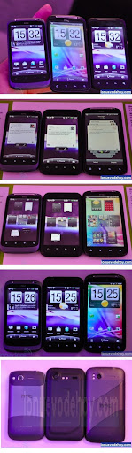 HTC Sensation vs HTC Incredible S vs HTC Desire S