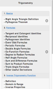 Maths Formula Reference Pro Screenshots 1