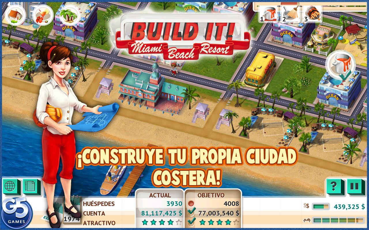 Android application Build It! Miami Beach (Full) screenshort