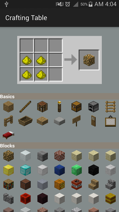 Crafting Table for Minecraft - Android Apps on Google Play