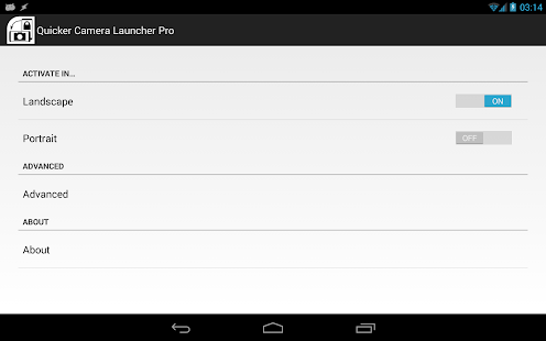 Quicker Camera Launcher Pro Screenshots 4