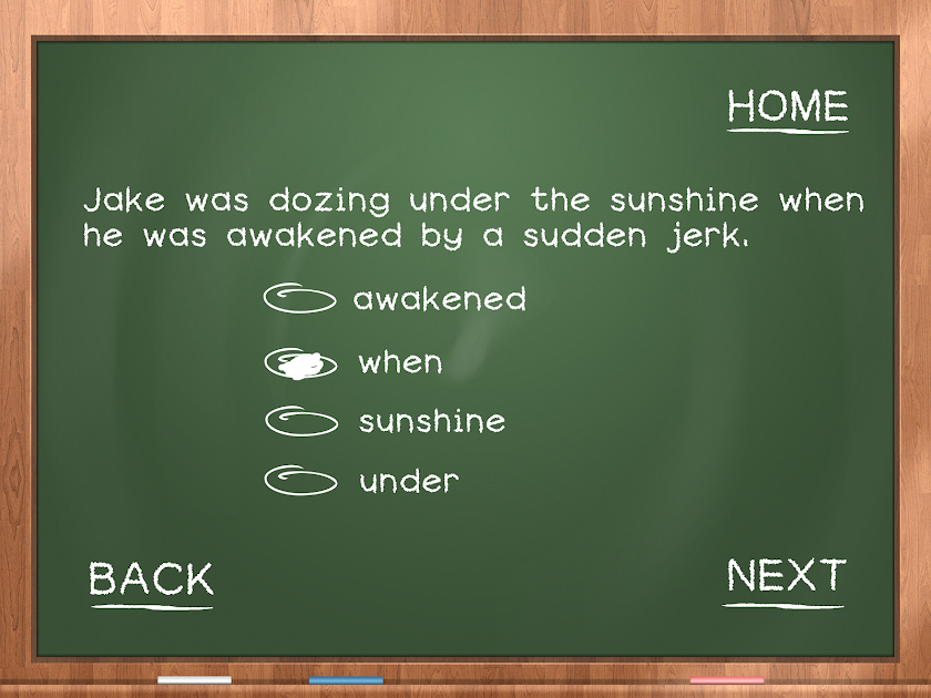 English Conjunctions For Kids Screen 2