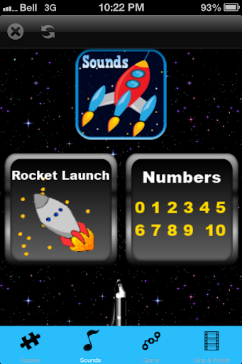 Toddler Space Games- Numbers