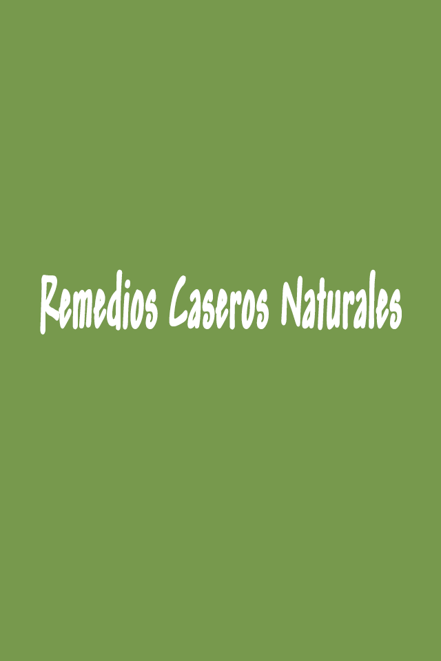 Android application Remedios Caseros Naturales screenshort