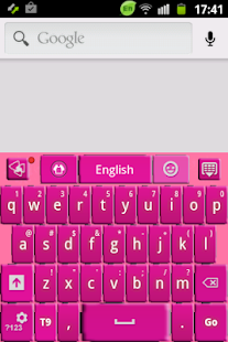Pink Way Love GO Keyboard - screenshot thumbnail