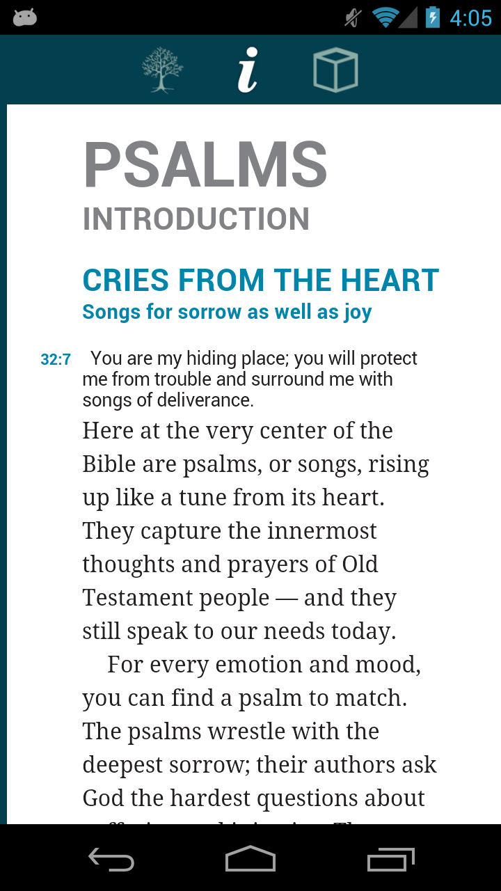 NIV Student Bible Screen 2
