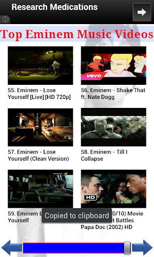 Eminem YouTube Music Videos