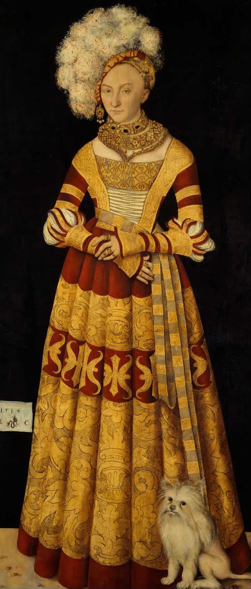 Duchess Katharina von Mecklenburg - Lucas Cranach the Elder — Google Arts &  Culture