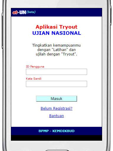 Aplikasi Tryout Ujian Nasional