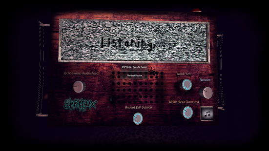 Skrybox Paranormal Ghost Box Screen 2