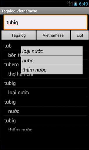 Vietnamese Tagalog Dictionary