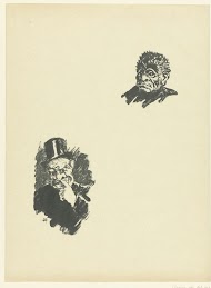 Twee hoofden van mannen